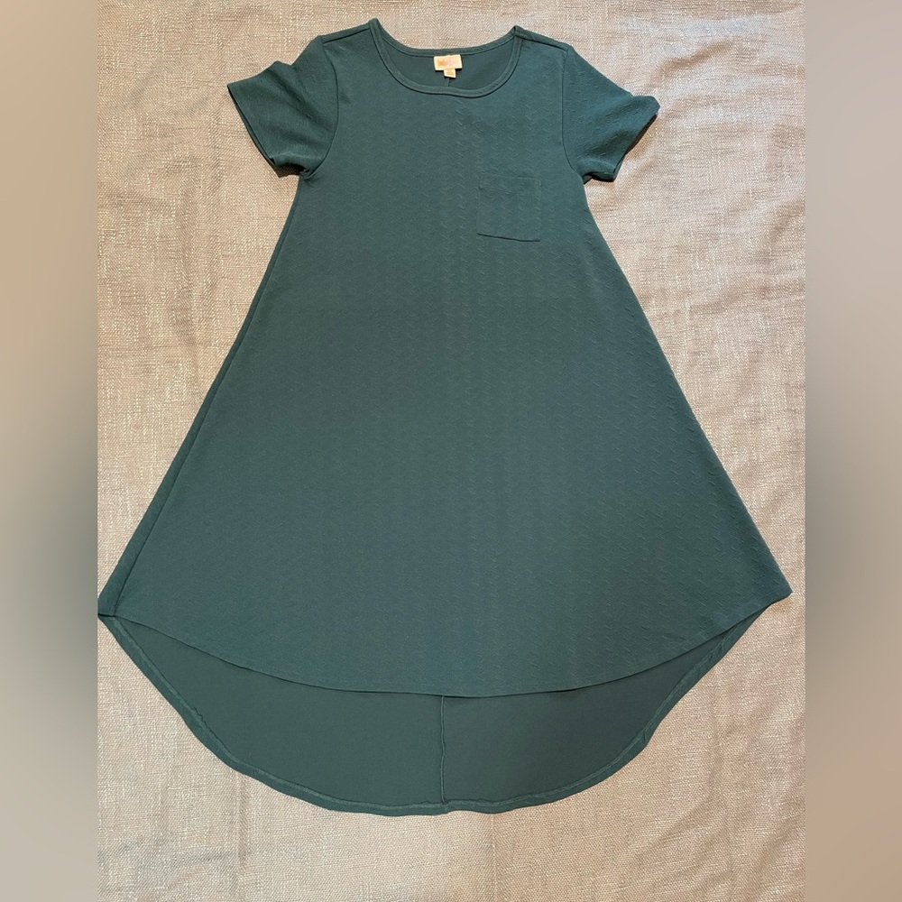LuLaRoe Turquoise Hi-Lo dress!